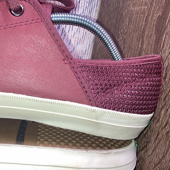 Mens P.F. Flyers (Posturized Foundation)Burgundy low top rigid wedge size 11 - Picture 11 of 16